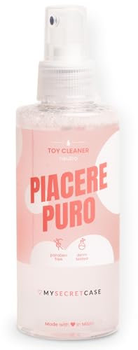 MySecretCase Detergente Disinfettante per Sextoys e Coppette Mestruali 150 ml, Toycleaner Antibatterico e Antisettico a Base d'Acqua (150 ml)
