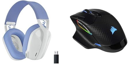 Logitech G G435 Auriculares & Corsair Dark Core RGB Pro SE