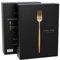 FORK YOU Besteck Set Gold Matt (16-teilig), rostfreier Edelstahl, Tafelbesteck für 4 Personen, spülmaschinenfest, Geschenk Set in hochwertiger Geschenkbox