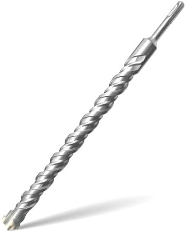 SDS Plus Bohrer 28 x 350mm,Professionell Betonbohrer mit 4 Hartmetall Schneiden,Hammerbohrer Für Beton,Stein