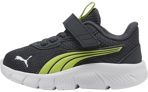 Puma Unisex Baby Flexfocus Modern Ac+ InfSneaker, Starkes Grau, Puma Weiß, 25 EU