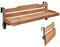 Mesa De Madera Para Barandilla De Balcón, Jardinera Colgante, Mesa De Bar Plegable Montada En La Pared, Resistente A La Intemperie, Ahorra Espacio, Para Oficina, Soporte Para Plantas(60cm/23.6in)