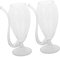 Mipcase Lot de 2 Verres à Vin Transparents Paille Intégrée Gobelets en Verre pour Fête et Bar Tasses à Boisson pour Jus et Vin pour Amis
