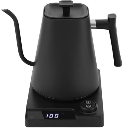 Bollitore elettrico con display a LED, controllo della temperatura per uffici, hotel, ristoranti, panetterie, caffetterie, 15 × 19 × 21 cm