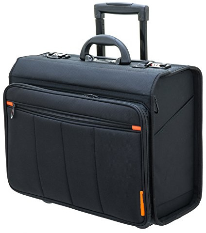 Davidts Pilotenkoffer + Trolley The Davidt's Chase schwarz