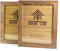 Rustikaler Holz-Bilderrahmen, 20,3 x 25,4 cm, zum Ausstellen von Bildern, 2 Stück, 100% natürliches Ökoholz mit Echtglas für die Wandmontage, Tischplatte, Walnuss, Bilderrahmen