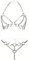 cjixnji Women Sexy Lingerie,Ladies Bodysuit Sexy Underwear Sets,Open Cup Perspective Harness Iron Chain Temptation Sleepwear Tassel Babydoll Pajamas (Style-B)