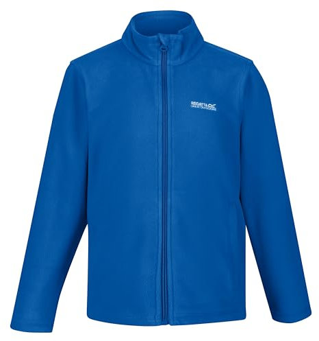 Regatta 'king Ii' Pile Leggero Con Cerniera Su Tutta La Lunghezza Fleece, Unisex bambini, Oxford Blue/Navy, 11-12