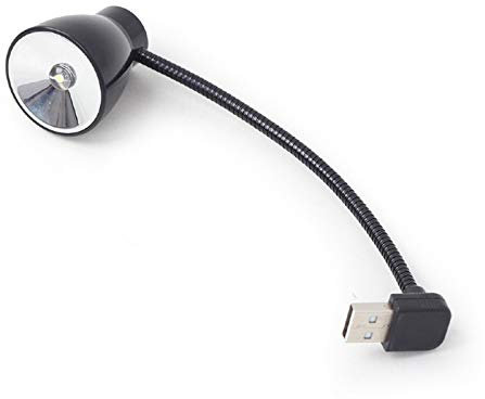 USB Laptop/Notebook Flexible 5V LED Keyboard Night Light Black On/Off Switch