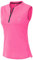 YSENTO Damen Sport T-Shirt Ärmelloses Golf Poloshirt Schnell Trocken Laufshirt Yoga Gym Oberteile Tank Top(Rose rot,XL)