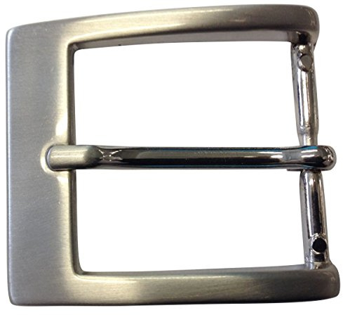 BELTINGER Gürtelschnalle 4,0 cm | Buckle Wechselschließe Gürtelschließe 40mm Massiv | Dorn-Schließe | Wechselgürtel bis 4cm | Silber
