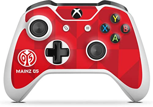 DeinDesign Skin kompatibel mit Microsoft Xbox One S Folie Sticker Mainz 05 Offizielles Lizenzprodukt Fanartikel