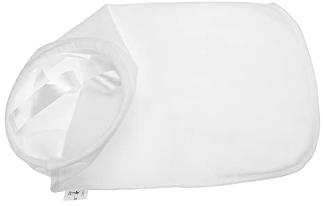 sourcing map 100 Micron Paint Filter Bag PE Strainer for Filtering Paint, Gasoline, Fuel, Home Brewing (7.09x7.09x16.93)