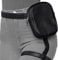 Oberschenkelgeschirr, Beintasche, Bauchtasche für Damen, Leder, Hüfttasche für Outdoor, Wandern, Radfahren, Reiten, Schwarz , Stilvolle Beintasche
