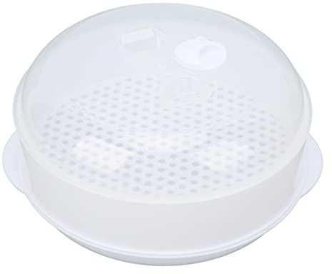 Vaporiera, Forno a microonde multiuso Bianco per la casa per panini al vapore(Singolo strato medio)