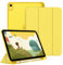 FINTIE Custodia per iPad (A16) 11ª Generazione 11 (2025)/iPad 10ª Generazione 10.9 (2022) con Portapenne - Sottile Leggero Opaca Trasparente Posteriore Cover con Auto Sveglia/Sonno, Giallo