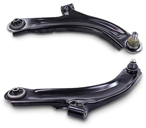 BESTPRICE 2x Querlenker Vorderachse vorne unten links & rechts Kompatibel mit RENAULT CLIO III (BR0/1, CR0/1), CLIO III Grandtour (KR0/1_), MODUS/GRAND MODUS (F/JP0_)