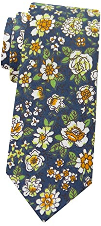 Mantieqingway Herren-Krawatte mit Blumenmuster aus Baumwolle