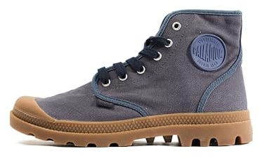 Palladium, Pampa Hi, Sneaker alte, Stivaletto Moda Casual (BLU MOOD INDIGO/MID GUM, 45)
