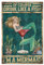 GLOBLELAND Cartel de metal de sirena vintage de 8 x 12 pulgadas Drink Like a Fish, letreros decorativos de metal retro para la pared del hogar, cocina, bar, cafetería, club, decoración de huerto