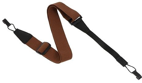 Amosfun Ukulelengurt aus Robustem Stoff Bohrfrei Verstellbar Weicher Tragegurt für Akustik und Bariton Ukulele Instrumentenzubehör für Sicheren Halt bei Musikern