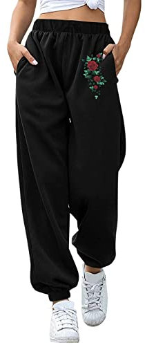 Women Joggers Bottoms Pump Cover Joggers Best Teacher Gifts Club Womens Trousers Mid Waist Black Batterflies Prints Long Pants Loose Casual Work Office Trousers Sale Clearance Items Under 5 Pounds