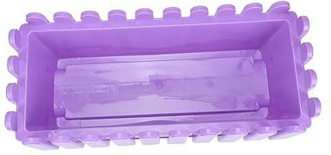 Toddmomy Rechteckiger Kunststoffzaun Pflanztopf Für Grüne Pflanzen Für Sukkulenten Und Blumen Langlebig Und Wetterfest Für Garten Und Balkon