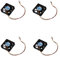 Pyatofly 4 ventiladores de refrigeración de 60 mm x 60 mm x 15 mm con 3 de metal