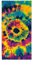 YISUMEI Mikrofaser Strandtuch XXL, Strandhandtuch Leicht Strandtücher Schnelltrocknend, Farbe Tie-Dye, 180 x 90 cm