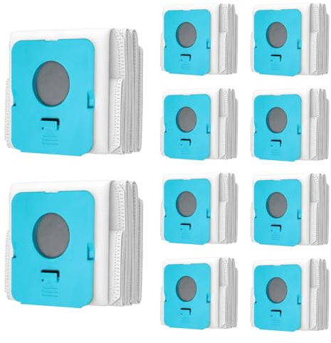 10 Stück Vacuum Cleaner Bags für Samsung Bespoke Jet VCA-ADB95 Cleaning Station Set, Staubfilterbeutel für Samsung Bespoke Jet-Clean Staubsaugerbeutel Ersatzteile, Cordless Rod Vacuum Cleaner