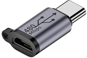 YuanHolumid USB C/Lightning to Micro USB Adapter, Type C/Micro USB Female to Lightning Male Converter, USB C/Micro USB to Mini USB Connector, Micro USB/Lighting to USB C Extender