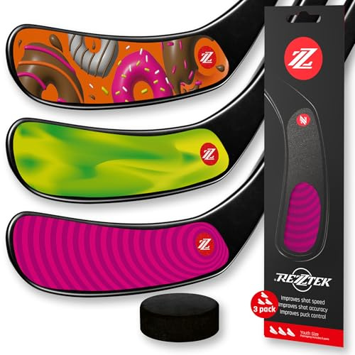 Rezztek Hockey Stick Tape Alternative – Kids (Age 6-10) Hockey Stick Blade Performance Grip – for Ice & Street Hockey Stick Blades - Used by NHL Players