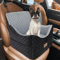 JOEJOY Dog Car Seat for Small/Medium Dog, Dog Booster Seat with Thick Cushion, Pet Car Seat with Detachable Washable Cover and Storage Pockets, Adjustable Straps