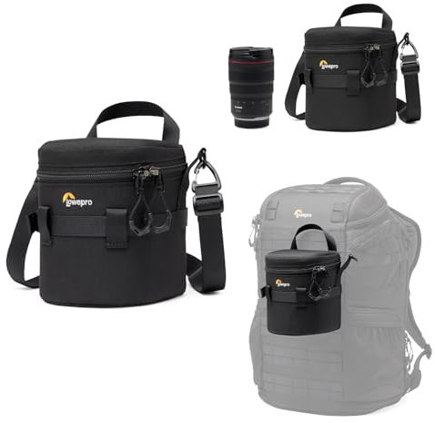 Lowepro ProTactic LCS 11 x 15 III Camera Lens Case, Camera Lens Pouch Bag, fits 12-24mm F/2.8, for DSLR and Mirrorless Cameras, Vol-1.5L Dim: 15x11x11cm, Camera Bag, for Photographer/Videographer