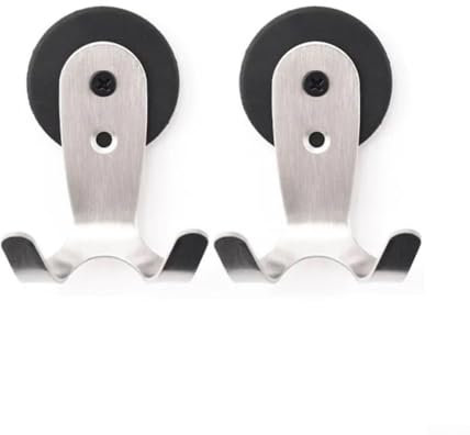 2 Pack Coffee Portafilter Holders, Stainless Steel Magnetic Coffee Handle Holders, For Adhere Metal Cabinets, Refrigerators, Coffee Machines(Silver)