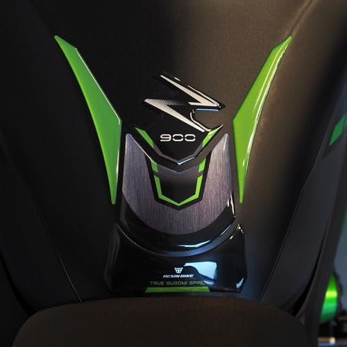 Resin Bike Adesivi 3D in Resina Compatibili con Kawasaki Z900 / Z900 SE 2025 – Protezioni Paraserbatoio Contro Urti e Graffi – Made in Italy