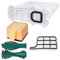 Sparset 12 Staubbeutel Filter Bürsten kompatibel für Vorwerk Kobold VK 135 136