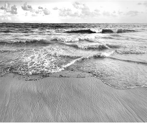 decomonkey Fototapete Strand Meer 400x280 cm Design Tapete Fototapeten Vlies Tapeten Vliestapete Wandtapete moderne Wand Schlafzimmer Wohnzimmer Natur Landschaft
