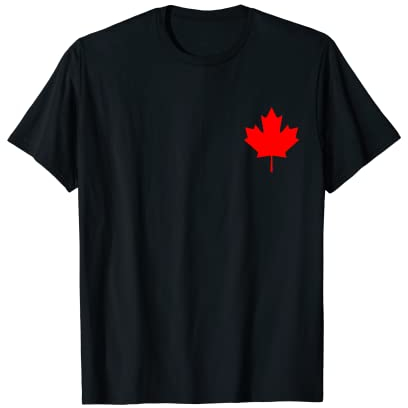 Kanada Flagge Ahornblatt Canada Flaggen für Damen Herren T-Shirt