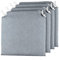 TIENDA EURASIA Pack 4 Cojines para Sillas de Terraza | Funda Lavable | Relleno Esponja | Estampados Lisos con 2 Cintas de Sujeción | 40 x 40 x 3 cm