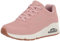 Skechers Femme UNO Stand on AIR Sneakers, Blush Durabuck, 36 EU