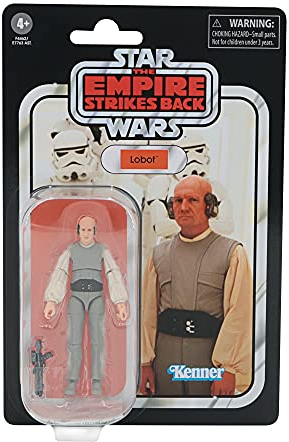 Star Wars The Vintage Collection Lobot, 9,5 cm große Imperium schlägt zurück Action-Figur, Spielzeug für Kids ab 4
