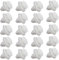 Lodokdre 20 clips de fixation de portière de voiture blancs pour 206 207 1007 307