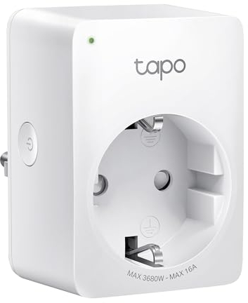 Tapo P110M – Mini enchufe inteligente Wi-Fi (con monitoreo de energía), programación encendido/apagado, ahorro de energía, compatible con Alexa y Google Home