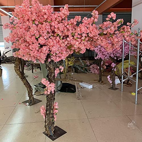Künstliche Pflanzen Groß drauBen Künstliche Blüten-Kirschbäume, rosa, hohe künstliche Kirschbaum-Innendekoration, Einkaufszentrum, Hotel, Hochzeit, Zuhause, Party-Dekoration ( Size : 1.5*1.2m/4.9x3.9f