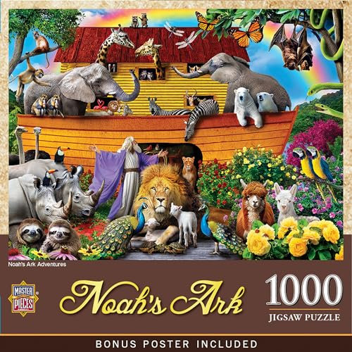 MasterPieces Puzzle mit 1000 Teilen für Erwachsene und Familie, Arche Noah, Abenteuer, 48,9 x 67,9 cm