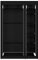 Bonnlo Kleiderschrank, 110 x 45 x 175 cm, Stoffschrank mit Kleiderstange und Ablagen Stabil, Stoffkleiderschrank für Schlafzimmer, viel Platz, Faltbar, Schwarz