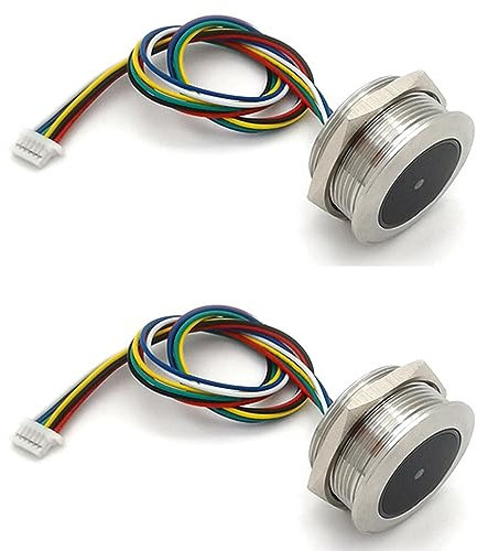 2X GM861 Metall-LED-Kontrollring-Anzeigeleuchte UART-Schnittstelle 1D/2D-Barcode-QR-Code-Barcode-Lesemodul