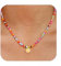 Bunte Perlenkette Mit Buchstaben, Tiny Kette, Regenbogen Samen Perlen Halskette, Boho Modeschmuck Geschenke Mit Initialen A-Z für Frauen Teenager Mädchen (S)