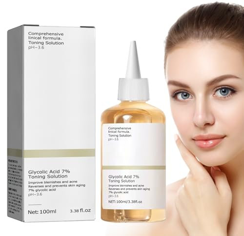 Glycolic Acid Toner, Glycolic Acid 7% Toning Solution, Glykolsäure Toner, Glycolic Acid 7% Toning Resurfacing Solution, Glykolsäure 7% Toning Solution, Geeignet für Alle Hauttypen, Hydrating Toner